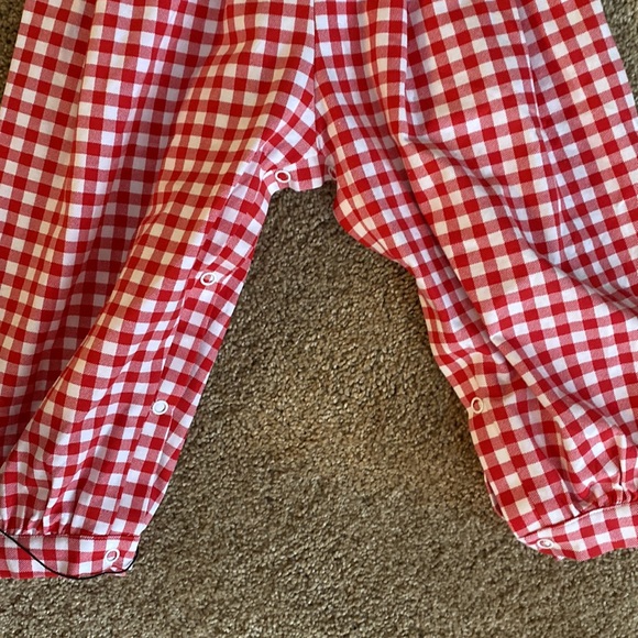 NWT Busy Bee Smocks Boy Santa Overalls 24m - Picture 2 of 6